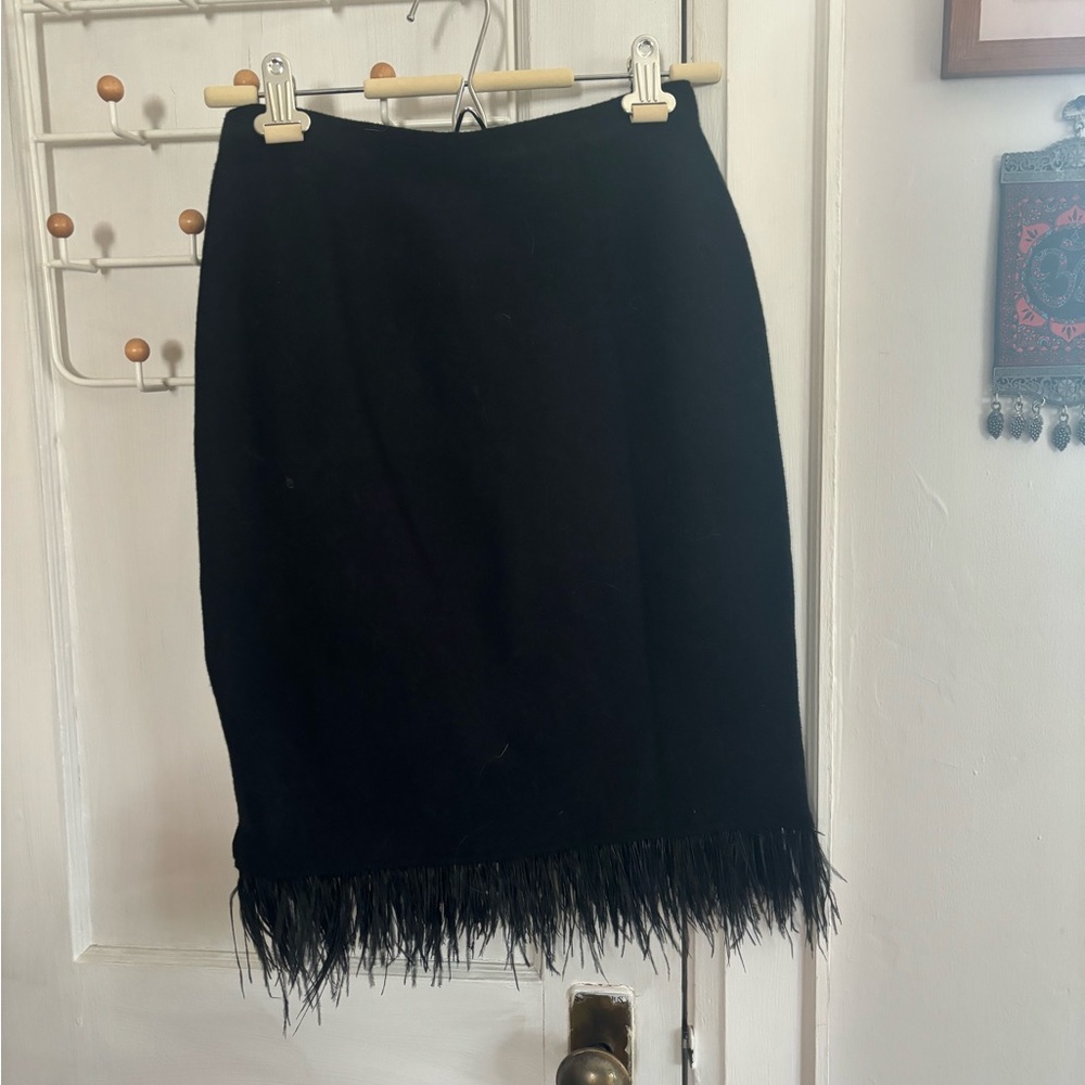 Cute feathered skirt